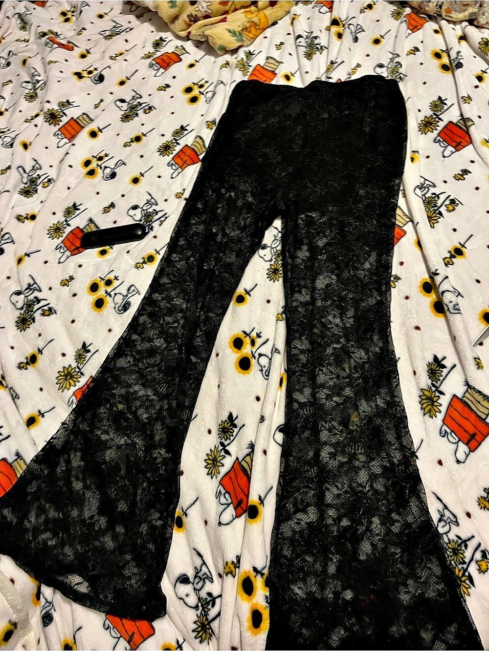 Wild Fable Lace Flare Pants Black